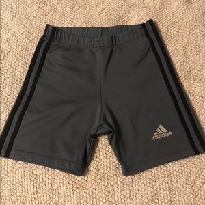Grey Adidas Climalite Spandex Shorts
